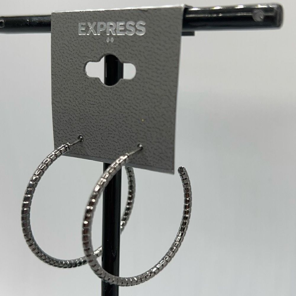 Express Hoop Earrings $16ea / 3 for $25 - Picture 2 of 6
